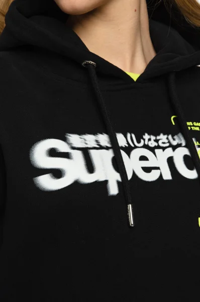 Mikina SUPER 5 | Regular Fit Superdry 	čierna	