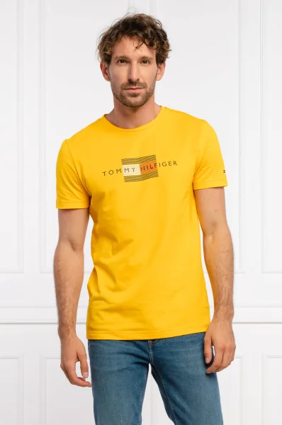 Tričko | Regular Fit Tommy Hilfiger 	žltá	