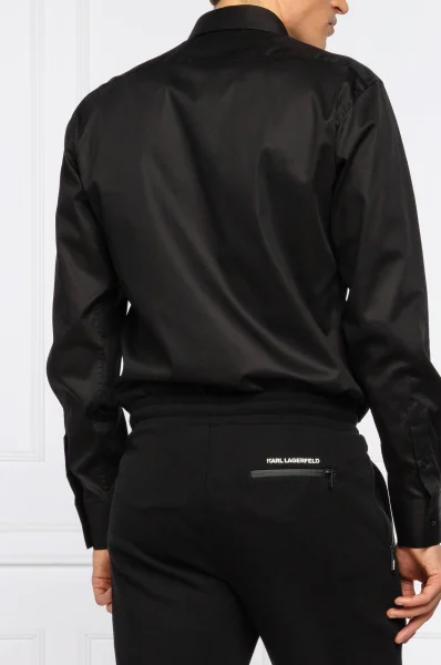 Košeľa | Slim Fit Karl Lagerfeld 	čierna	