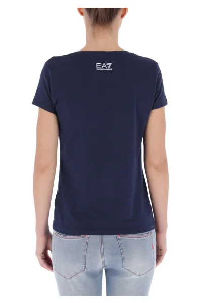 tričko | regular fit EA7 	tmavomodrá	