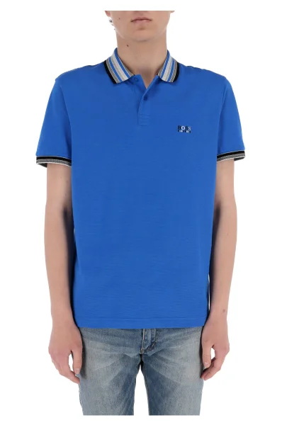 polo tričko paddy 1 | regular fit | pique BOSS GREEN 	modrá	