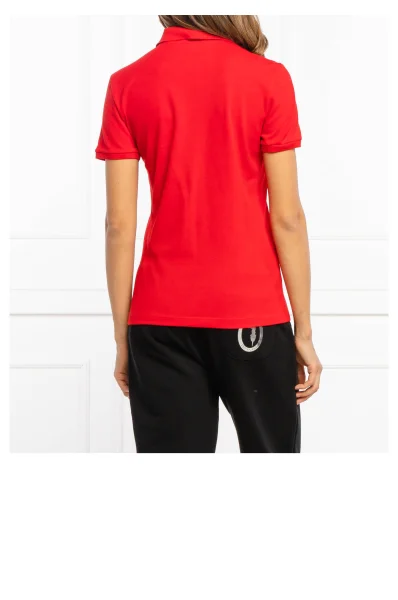 Polo tričko | Slim Fit | pique Lacoste 	červená	