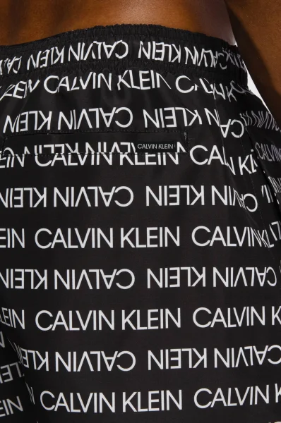 Šortky na plávanie DRAWSTRING-PRINT | Regular Fit Calvin Klein Swimwear 	čierna	