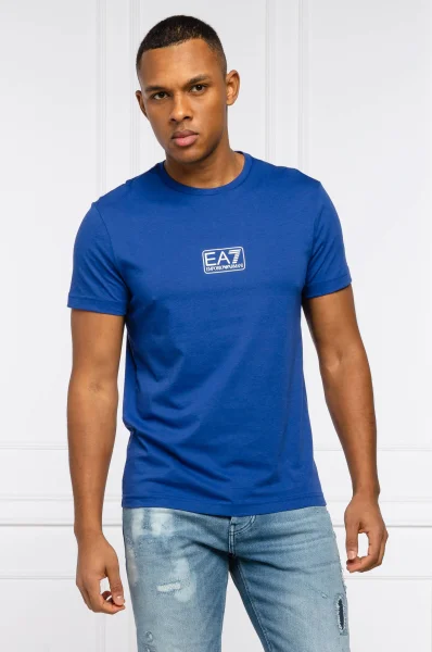 Tričko | Regular Fit EA7 	modrá	