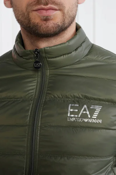 Páperový vesta | Regular Fit EA7 	zelená	