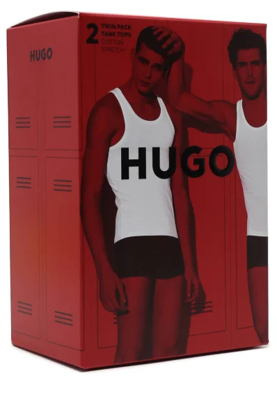 Tank top 2-balenie Hugo Bodywear 	khaki	