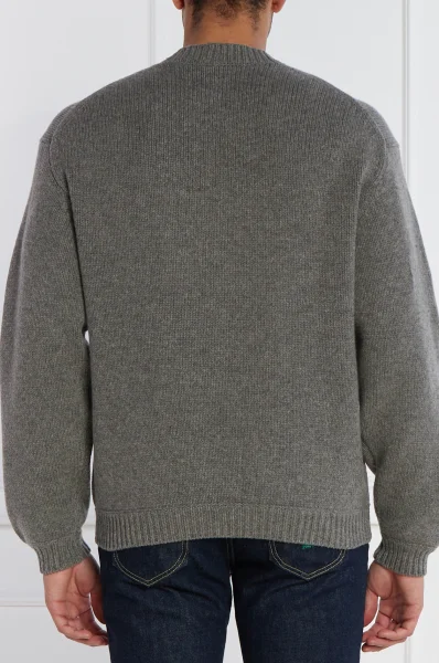 Vlnený sveter | Comfort fit Kenzo 	sivá	