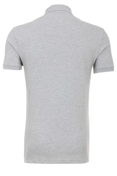 polo tričko | slim fit | pique Lacoste 	sivá	