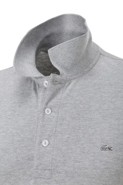 polo tričko | slim fit | pique Lacoste 	sivá	