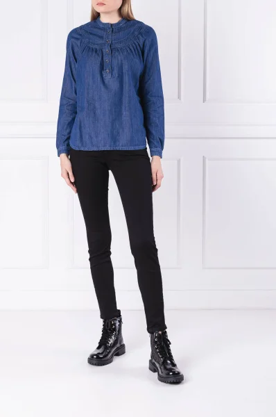 košeľa alicia | regular fit | denim Pepe Jeans London 	modrá	