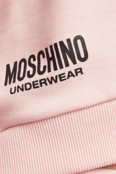 Mikina | Cropped Fit Moschino Underwear 	púdrovo ružová	