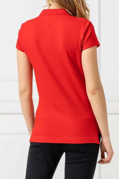 polo tričko new chiara | slim fit Tommy Hilfiger 	červená	