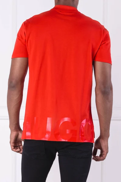 polo tričko darelli-u1 | regular fit HUGO 	červená	