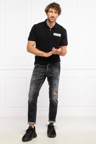 Polo tričko | Regular Fit Just Cavalli 	čierna	