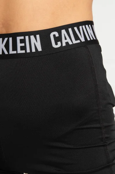 šortky | slim fit Calvin Klein Performance 	čierna	
