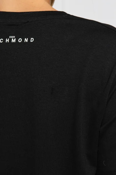 tričko fitness marfino | cropped fit RICHMOND SPORT 	čierna	