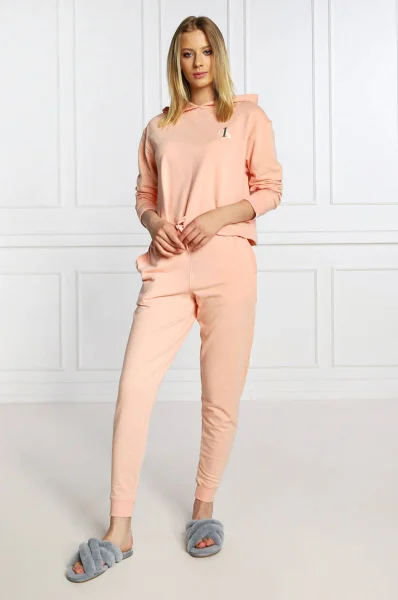 Pyžamové nohavice | Regular Fit Calvin Klein Underwear 	broskyňová	
