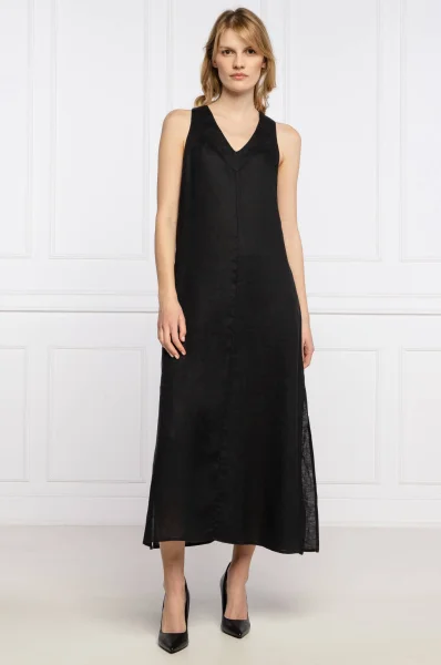 Ľanová šaty DKNY 	čierna	