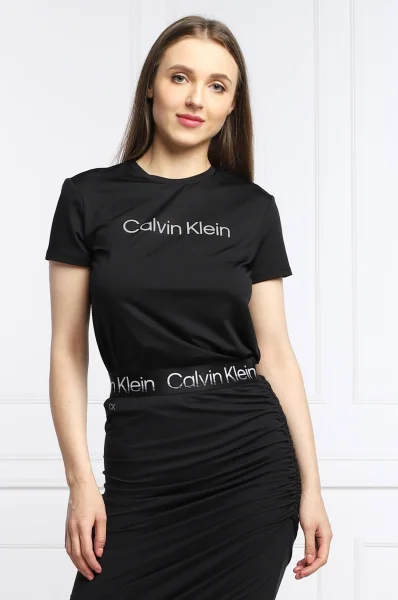 Tričko | Slim Fit Calvin Klein Performance 	čierna	