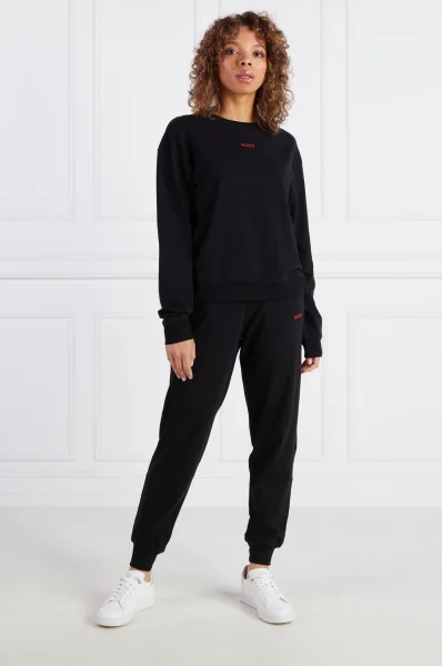 Mikina | Classic fit Hugo Bodywear 	čierna	