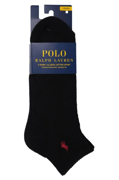 ponožky 3-pack POLO RALPH LAUREN 	čierna	