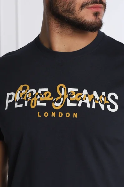 Tričko THIERRY | Regular Fit Pepe Jeans London 	tmavomodrá	