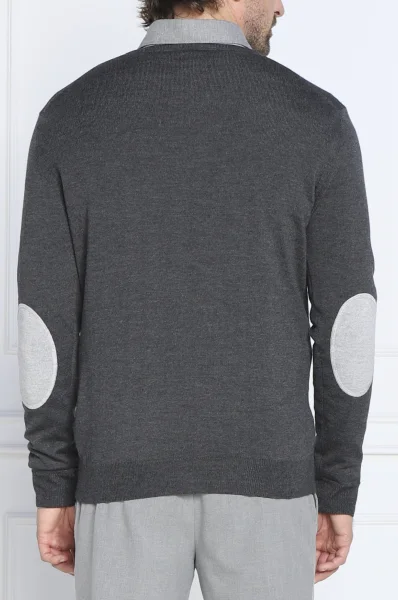 vlnený sveter | slim fit Stenströms 	sivá	