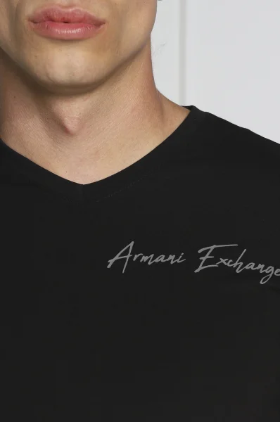 Tričko | Regular Fit Armani Exchange 	čierna	
