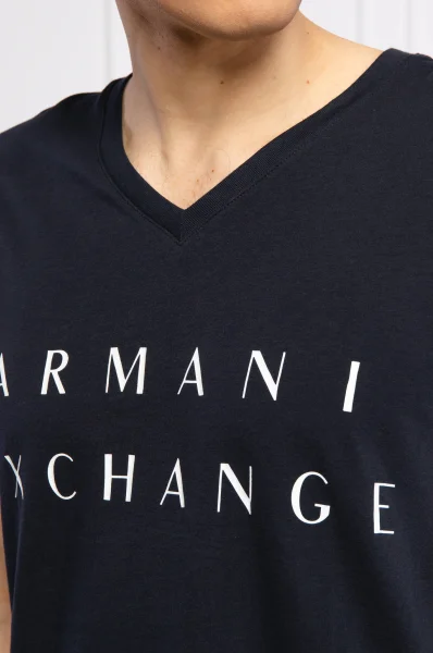 tričko | slim fit Armani Exchange 	tmavomodrá	