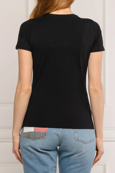 tričko new virginia | slim fit Pepe Jeans London 	čierna	