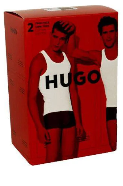 Tank top 2-balenie Hugo Bodywear 	olivová	