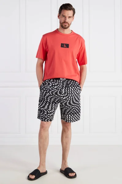 Pyžamo | Regular Fit Calvin Klein Underwear 	oranžová	