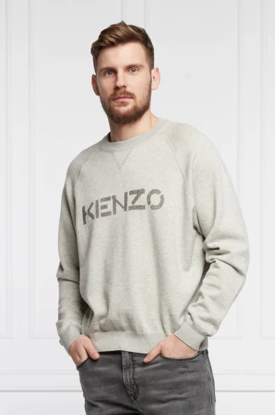 Vlnený sveter | Regular Fit Kenzo 	sivá	