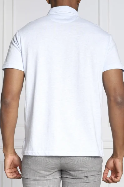 Polo tričko | Slim Fit | s prímesou ľanu POLO RALPH LAUREN 	svetlomodrá	