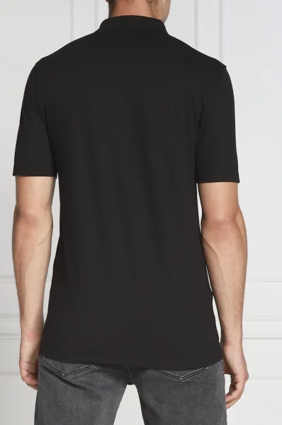 Polo tričko Dyllenhall | Slim Fit HUGO 	čierna	