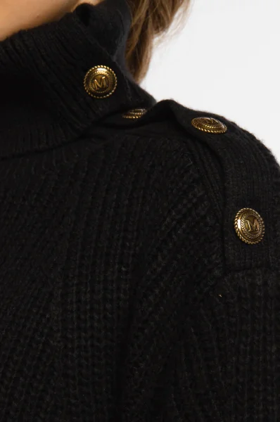 Šaty DORIS | s prímesou vlny Marciano Guess 	čierna	