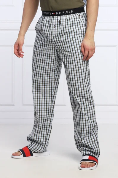Pyžamové nohavice | Regular Fit Tommy Hilfiger 	svetlomodrá	