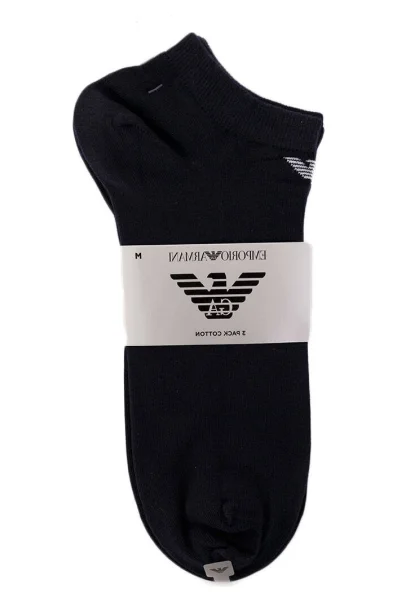 ponožky 3-pack Emporio Armani 	tmavomodrá	