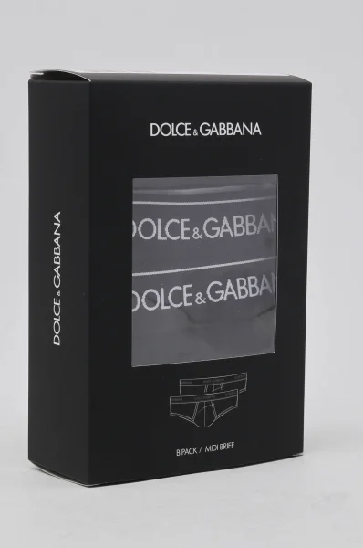 Slipy 2-balenie Dolce & Gabbana 	čierna	