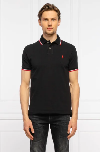 Polo tričko | Custom slim fit POLO RALPH LAUREN 	čierna	