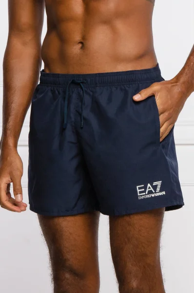 šortky plávanie | regular fit EA7 	tmavomodrá	