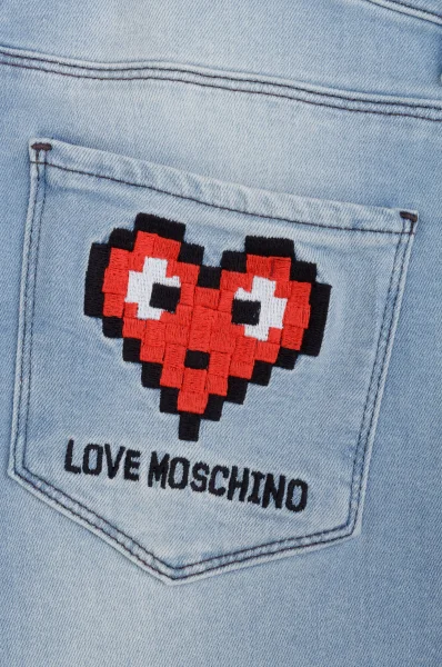 džínsy Love Moschino 	svetlomodrá	
