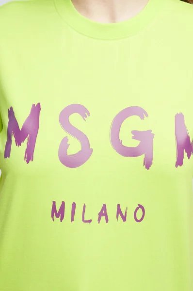 Tričko | Regular Fit MSGM 	zelená	