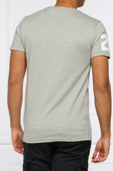 tričko vintage logo tri | slim fit Superdry 	sivá	