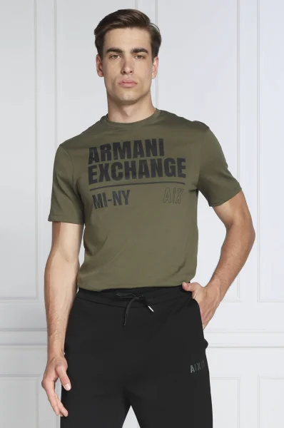 Tričko | Regular Fit Armani Exchange 	khaki	