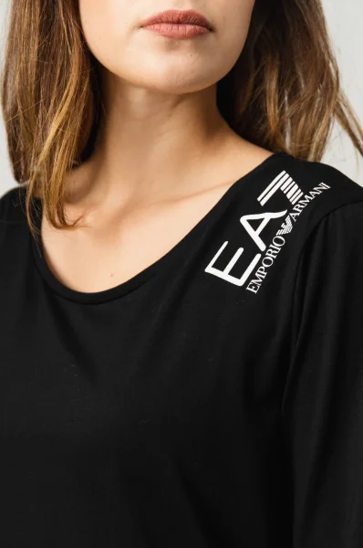 blúzka | regular fit EA7 	čierna	