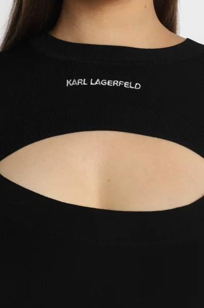 Blúzka | Regular Fit Karl Lagerfeld 	čierna	