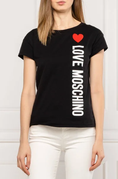 tričko | regular fit Love Moschino 	čierna	