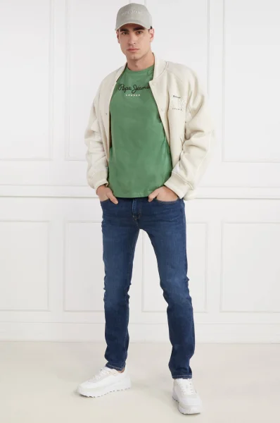 Tričko eggo | Regular Fit Pepe Jeans London 	zelená	