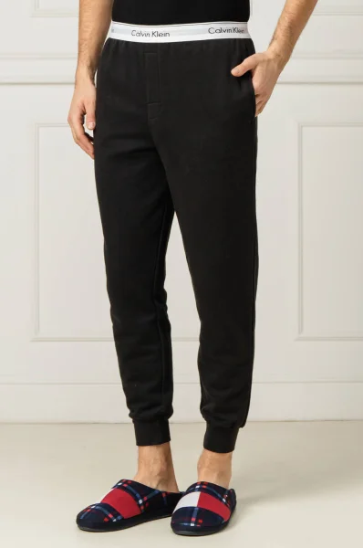 pyžamové nohavice Calvin Klein Underwear 	čierna	